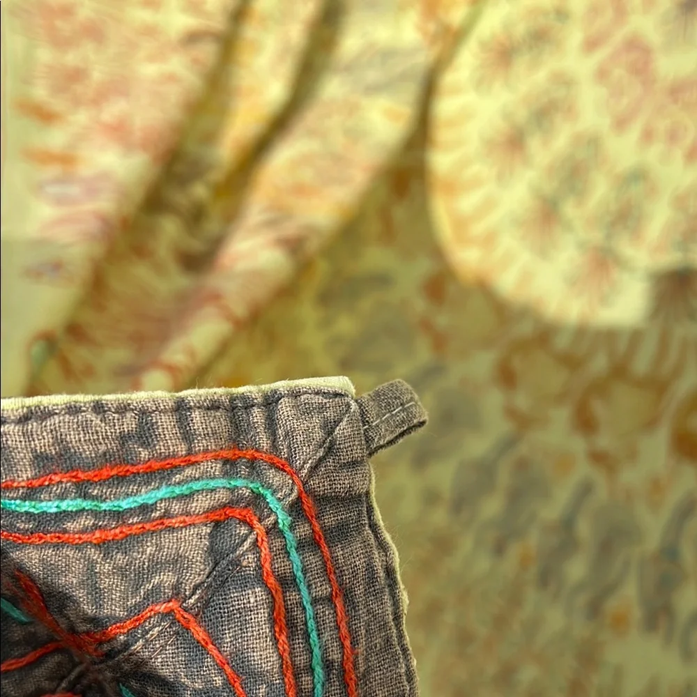 Vintage Handmade Bohemian Ethic‎ Embroidered Tapestry 85x102